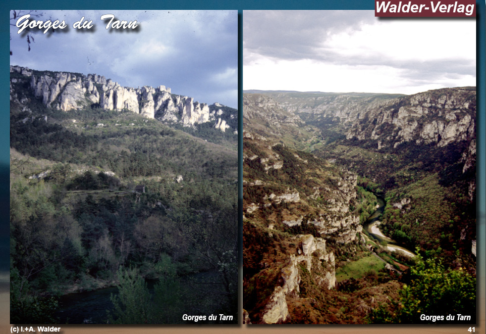 Reiseführer Gorges du Tarn - Region Midi-Pyrénées - Frankreich