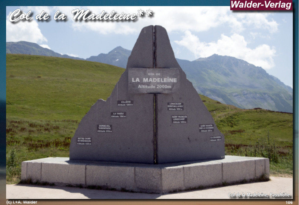 Reiseführer Pässe und Schluchten in den französichen Alpen