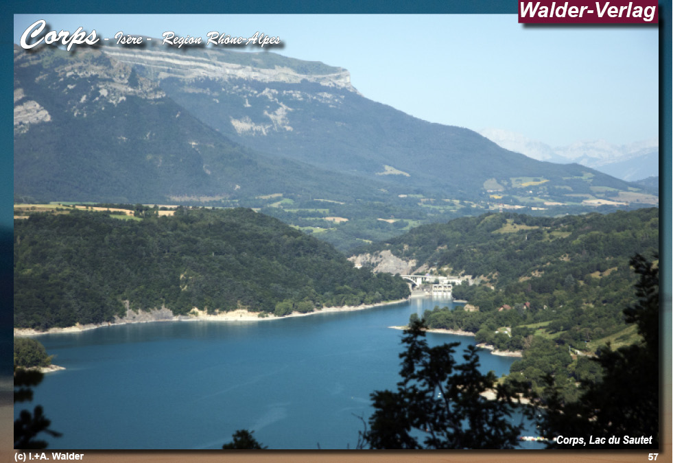 Reiseführer Corps - Lac du Sautet - Region Rhône-Alpes
