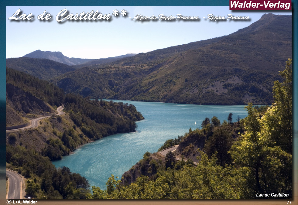 Reiseführer 'Sehenswerte Provence - Lac de Castillon 