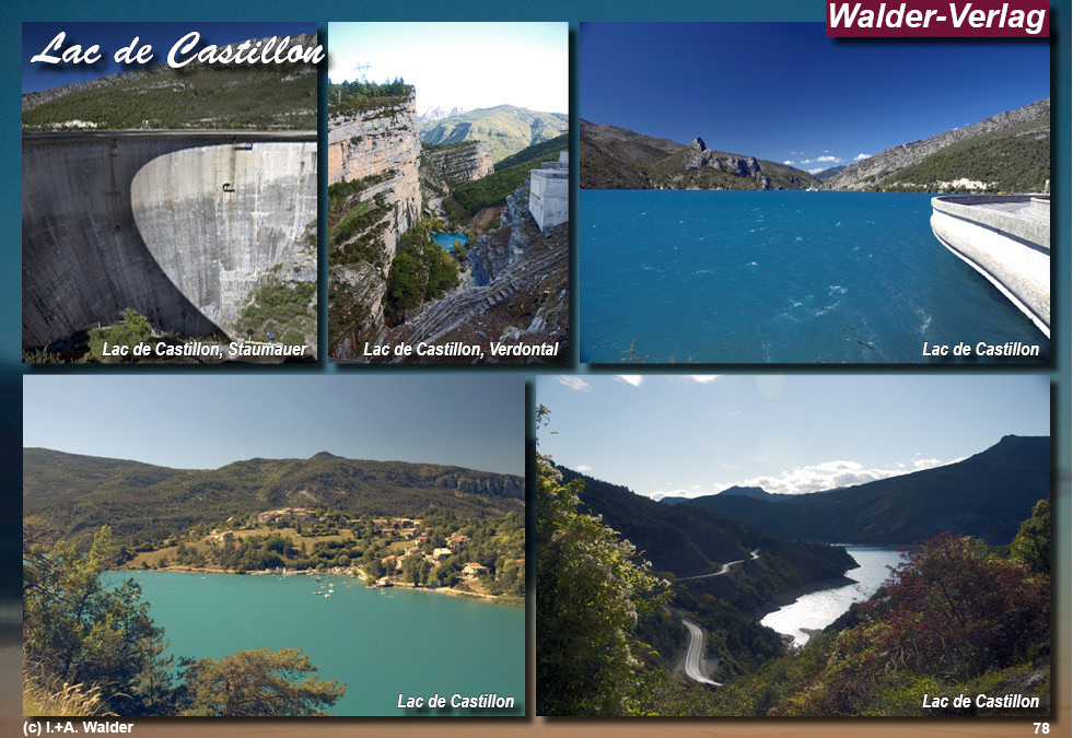 Reiseführer 'Sehenswerte Provence - Lac de Castillon 