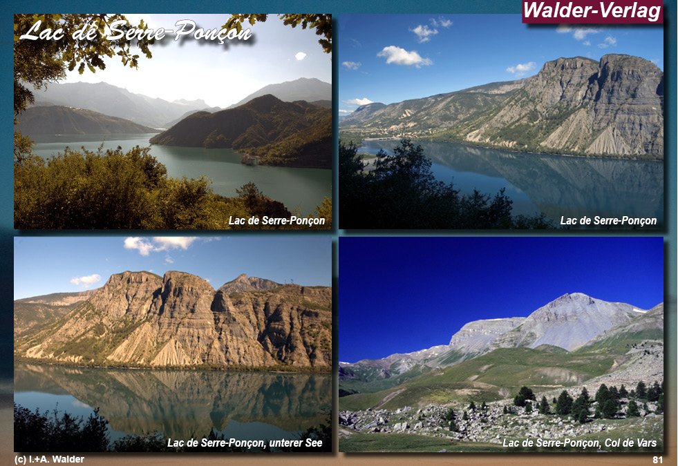 Reiseführer 'Sehenswerte Provence - Lac de Serre-Ponçon 