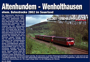 Eisenbahn Altenhundem -- Wenholthausen