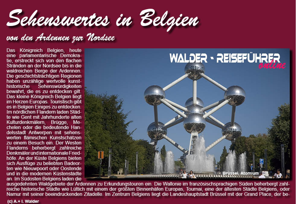 Reiseführer Sehenswertes Belgien