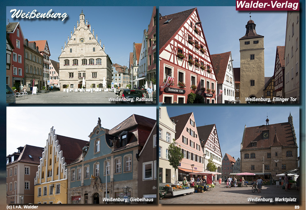 Walder-Verlag Reisetipps-Europa Weißenburg** - Region Mittelfranken 