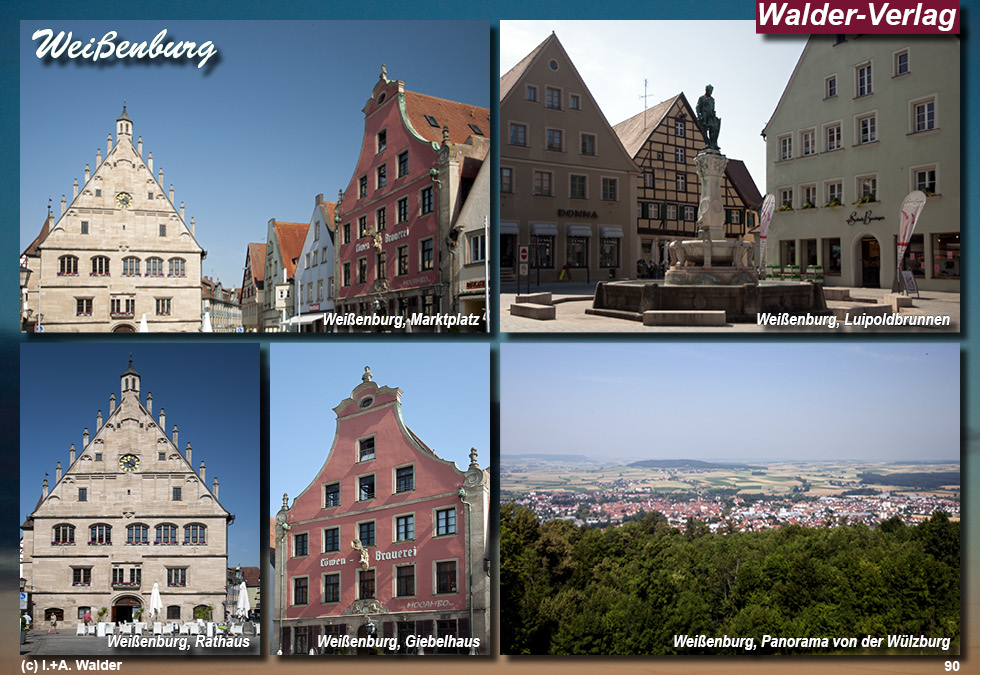 Walder-Verlag Reisetipps-Europa Weißenburg** - Region Mittelfranken 