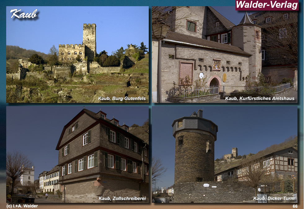 Reiseführer Kaub - Region Rheintal / Rheinland-Pfalz 