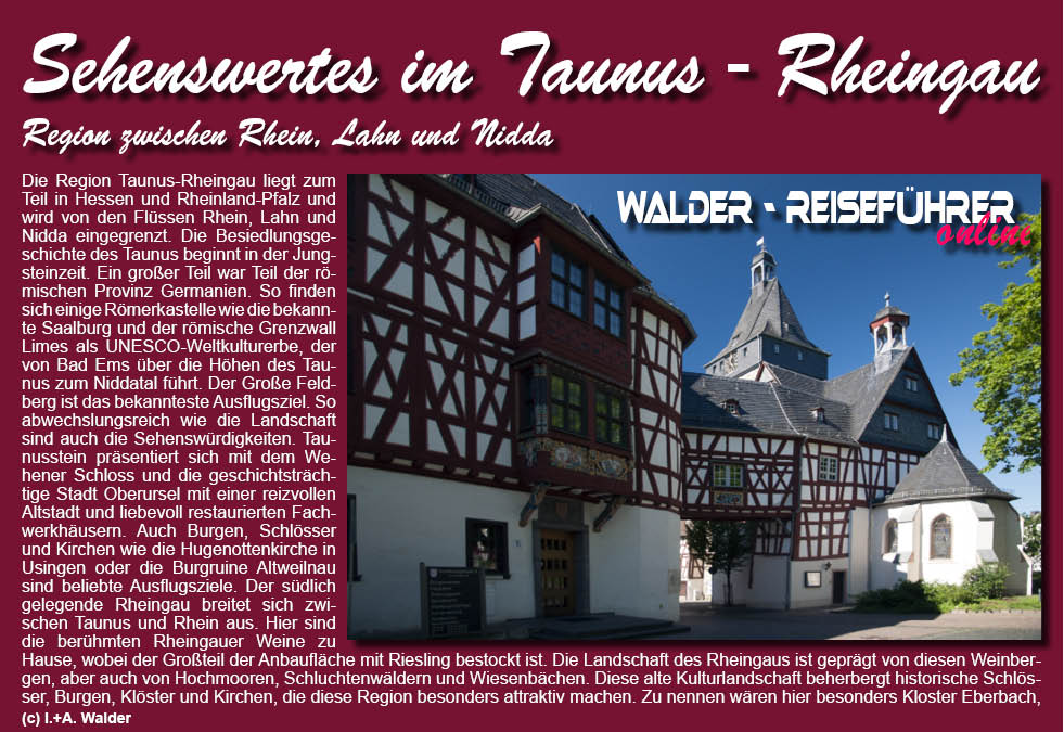 Reiseführer Taunus - Rheingau