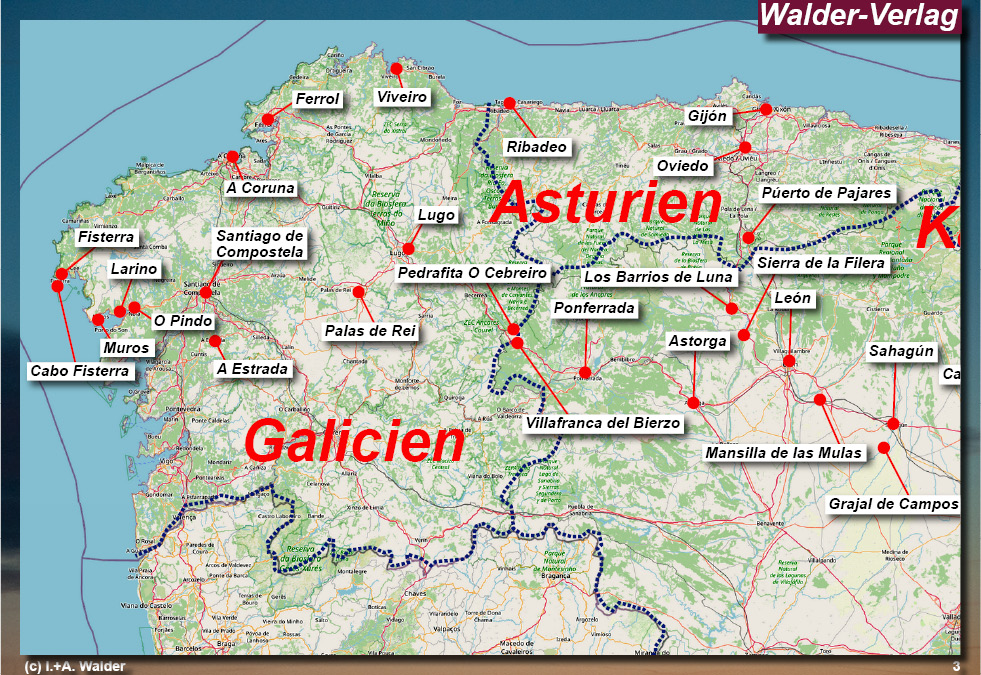 Reiseführer Region Galicien