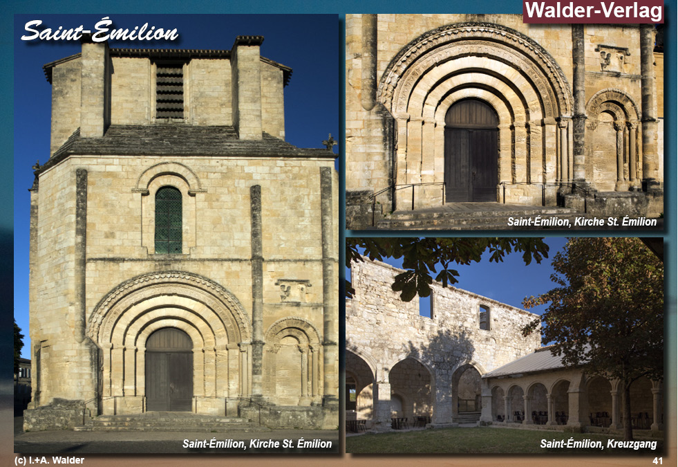 Reiseführer Saint Émilion - Region Aquitanien - Frankreich