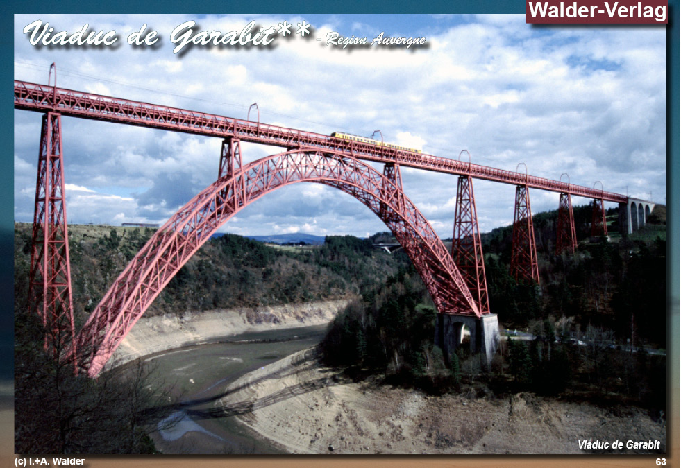 Reiseführer Viaduc de Garabit - Region Auvergne - Frankreich