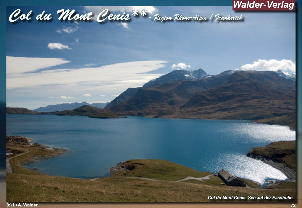 Reiseführer 'Sehenswertes in der Region Rhône-Alpes - Col du Mont Cenis 