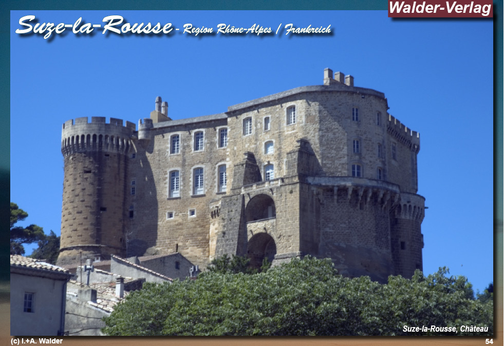 Reiseführer 'Sehenswertes in der Region Rhône-Alpes - Suze-la-Rousse