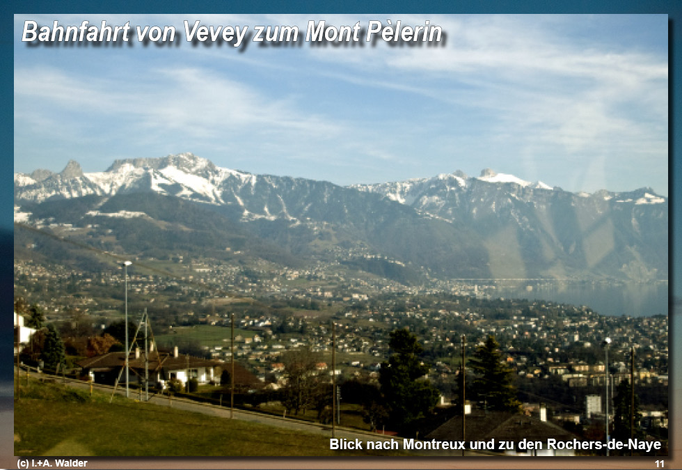 Reiseführer Standseilbahn Vevey - Mont P&egrave;lerin