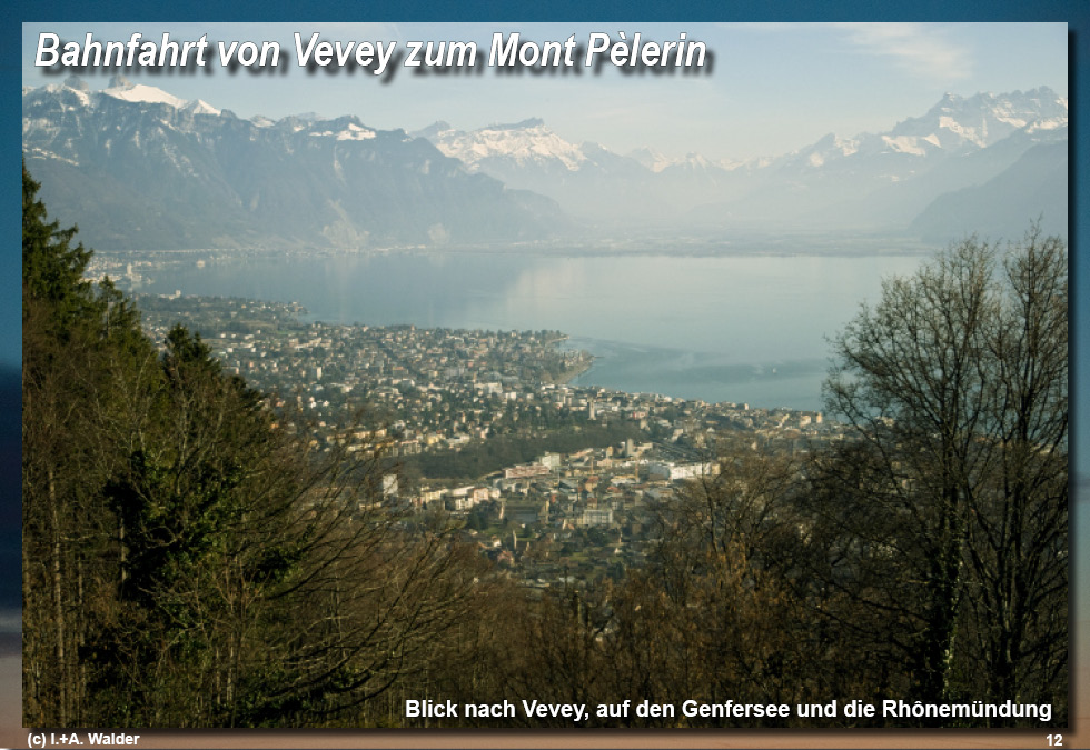 Reiseführer Standseilbahn Vevey - Mont P&egrave;lerin 