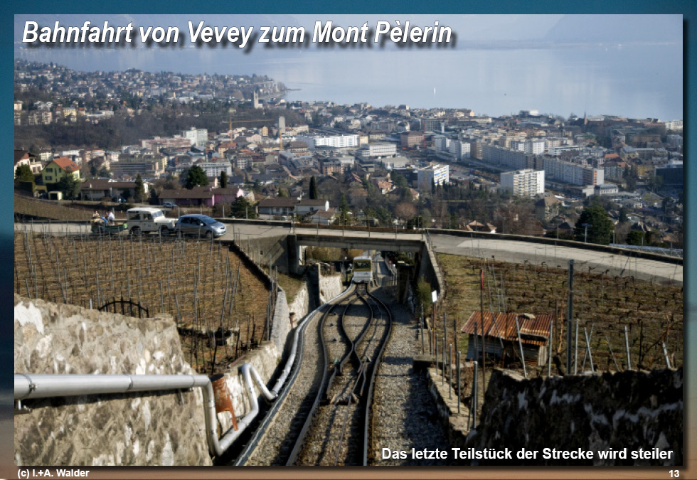 Reiseführer Standseilbahn Vevey - Mont P&egrave;lerin