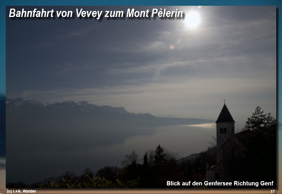 Reiseführer Standseilbahn Vevey - Mont P&egrave;lerin