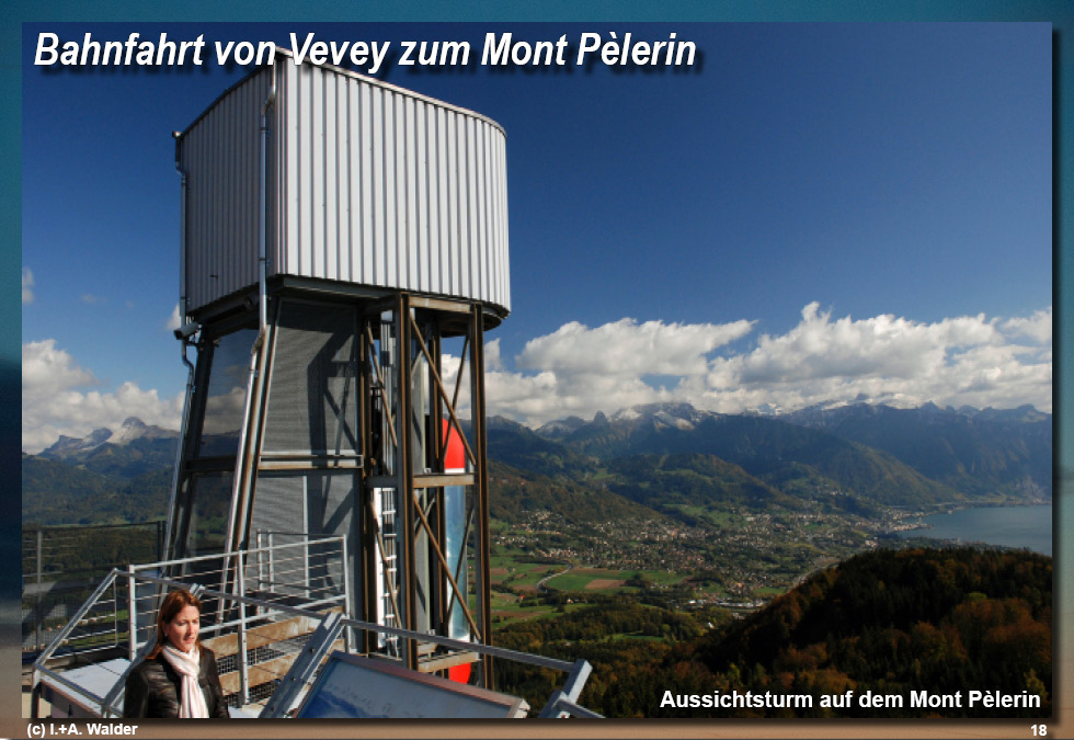 Reiseführer Standseilbahn Vevey - Mont P&egrave;lerin