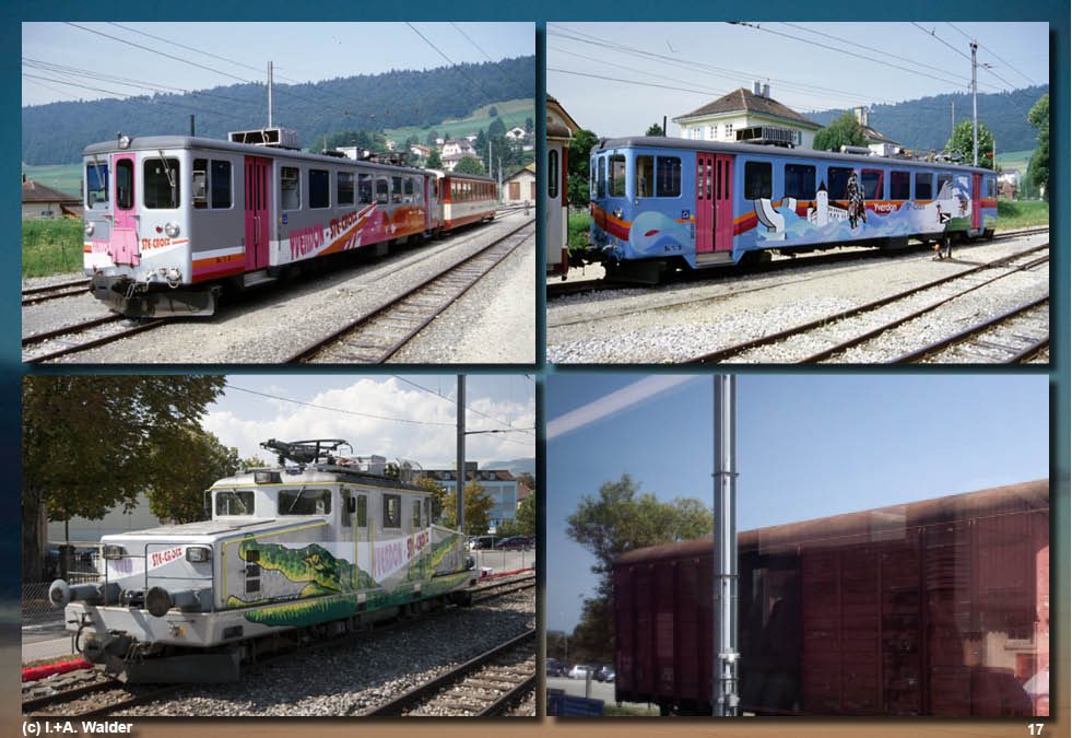Reiseführer Yverdon - Ste-Croix Bahn