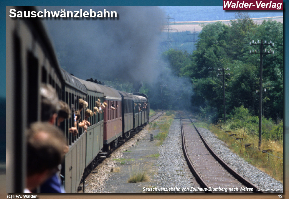 Walder-Verlag Reisetipps-Europa Reiseführer Museumsbahn Sauschwänzlebahn