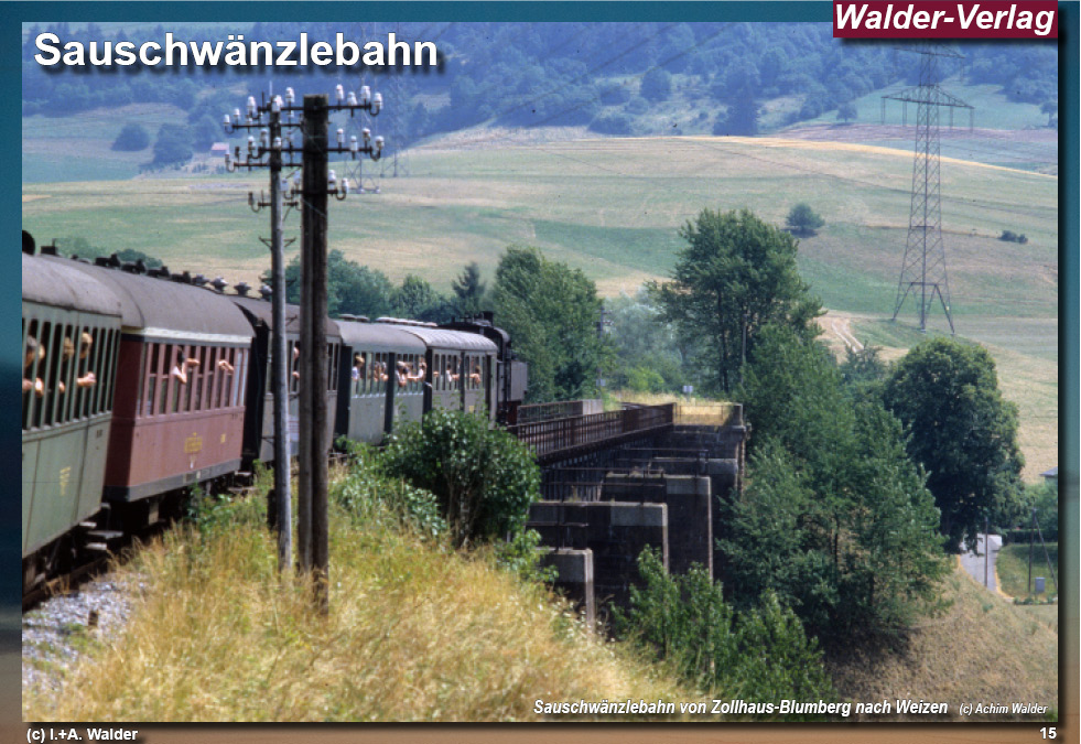Walder-Verlag Reisetipps-Europa Reiseführer Museumsbahn Sauschwänzlebahn