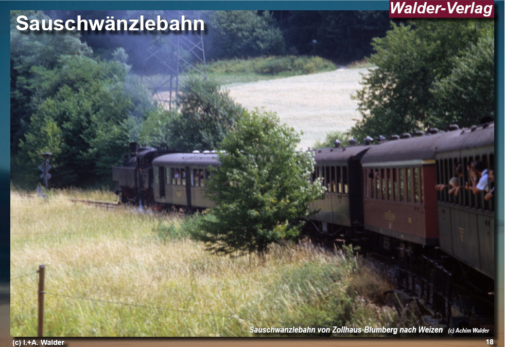 Walder-Verlag Reisetipps-Europa Reiseführer Museumsbahn Sauschwänzlebahn