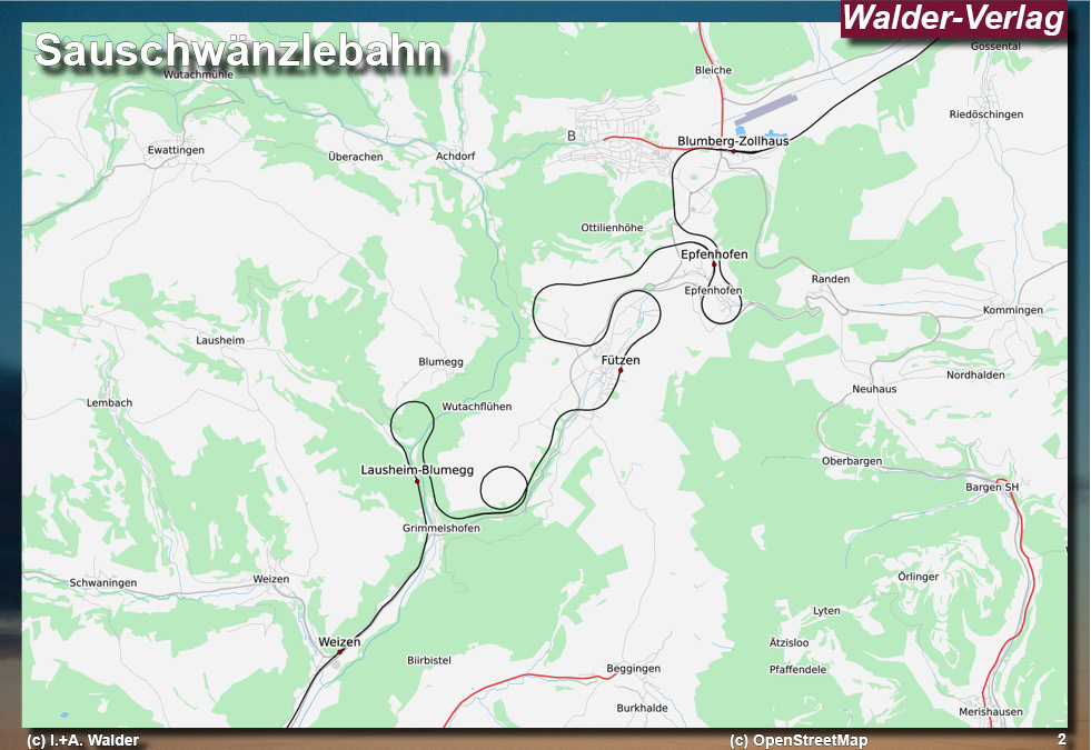 Walder-Verlag Reisetipps-Europa Reiseführer Museumsbahn Sauschwänzlebahn