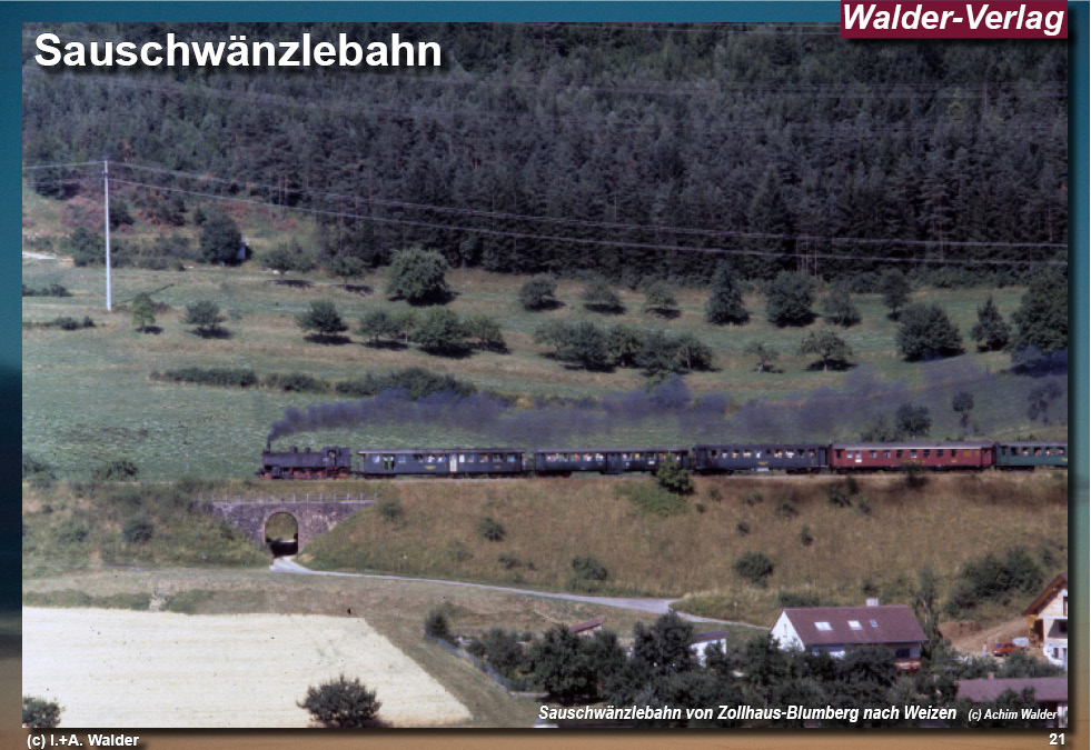 Walder-Verlag Reisetipps-Europa Reiseführer Museumsbahn Sauschwänzlebahn