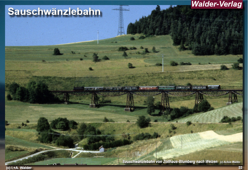 Walder-Verlag Reisetipps-Europa Reiseführer Museumsbahn Sauschwänzlebahn
