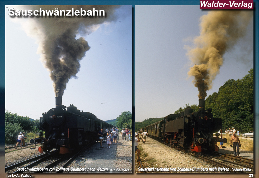 Walder-Verlag Reisetipps-Europa Reiseführer Museumsbahn Sauschwänzlebahn