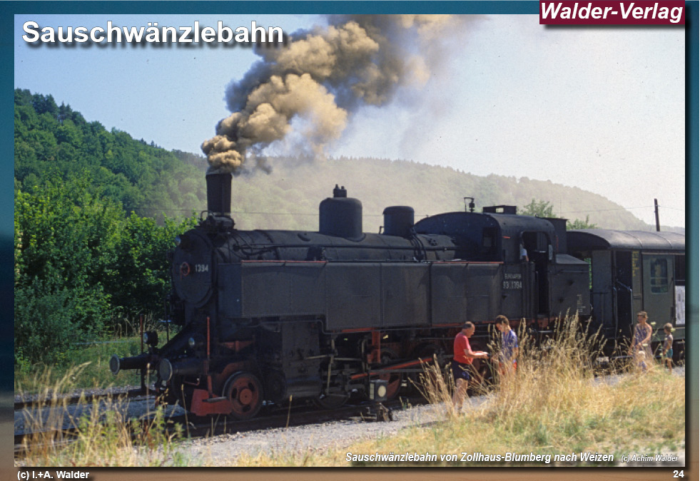 Walder-Verlag Reisetipps-Europa Reiseführer Museumsbahn Sauschwänzlebahn