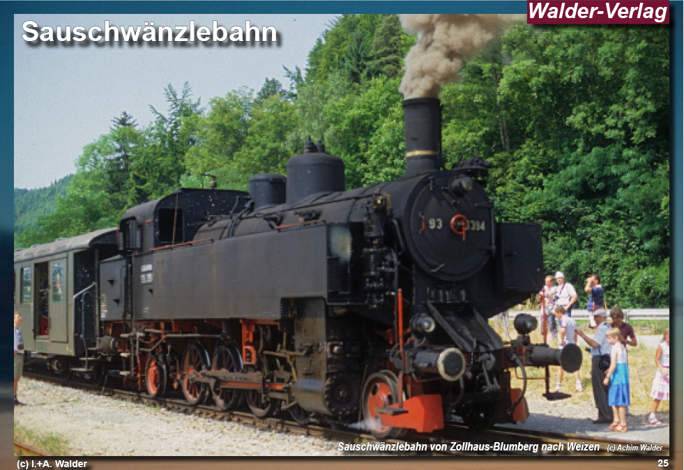 Walder-Verlag Reisetipps-Europa Reiseführer Museumsbahn Sauschwänzlebahn