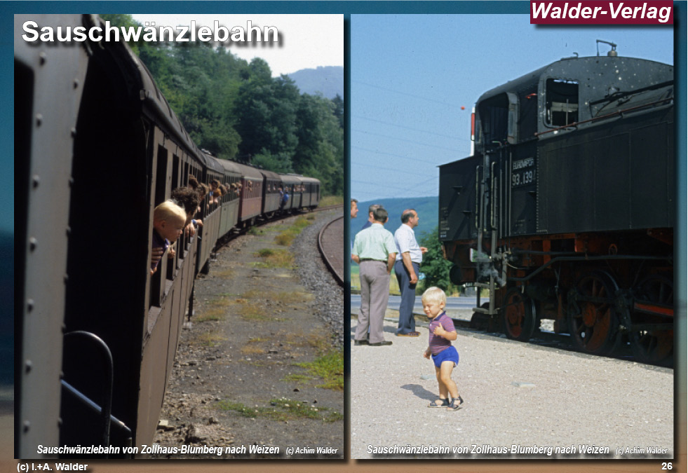 Walder-Verlag Reisetipps-Europa Reiseführer Museumsbahn Sauschwänzlebahn