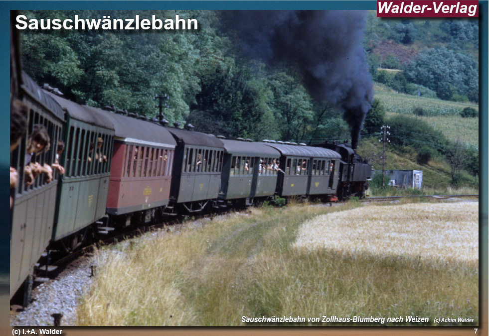 Walder-Verlag Reisetipps-Europa Reiseführer Museumsbahn Sauschwänzlebahn