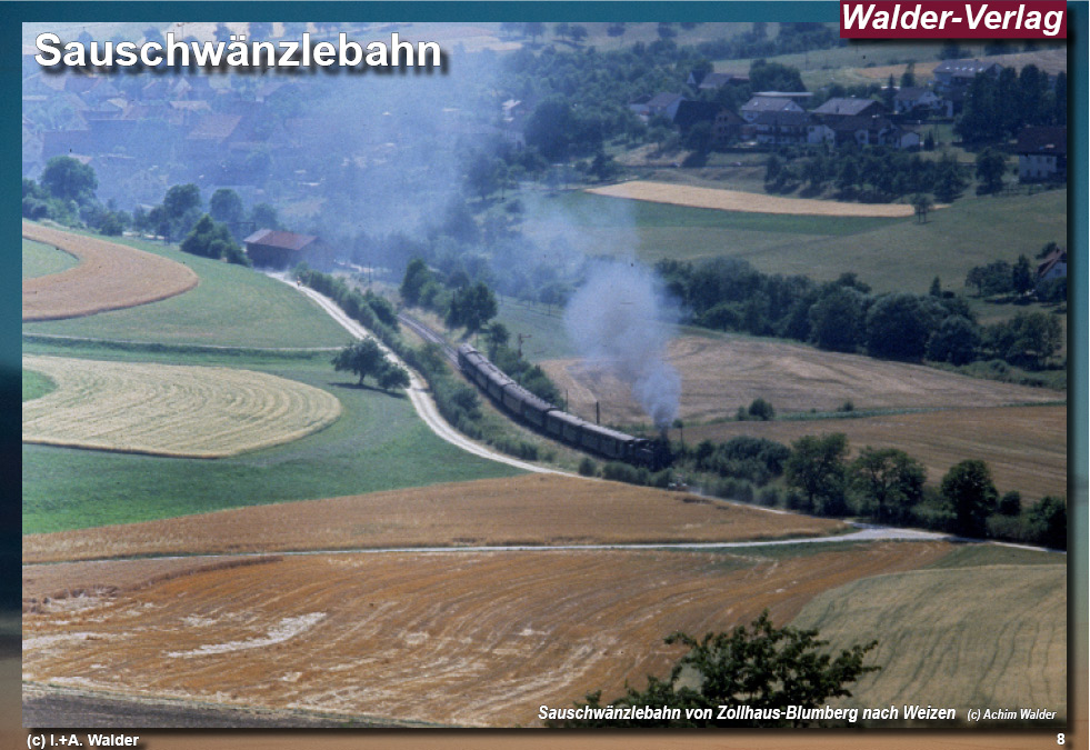 Walder-Verlag Reisetipps-Europa Reiseführer Museumsbahn Sauschwänzlebahn
