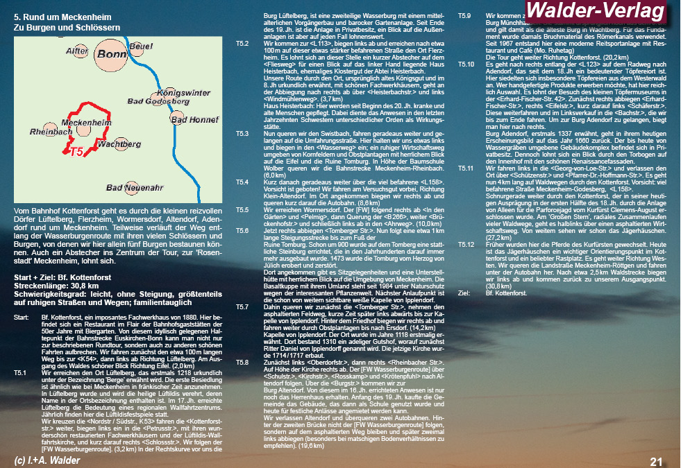 Radtouren in Bahn und Umgebung