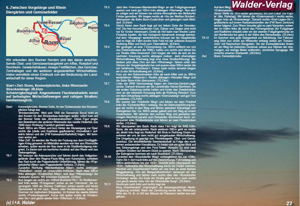 Radtouren in Bahn und Umgebung