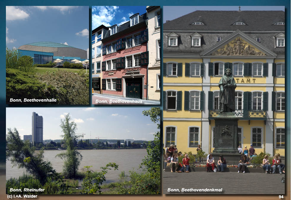 Reiseführer Radtour - Bonn am Rhein - Romantisches Rheintal
