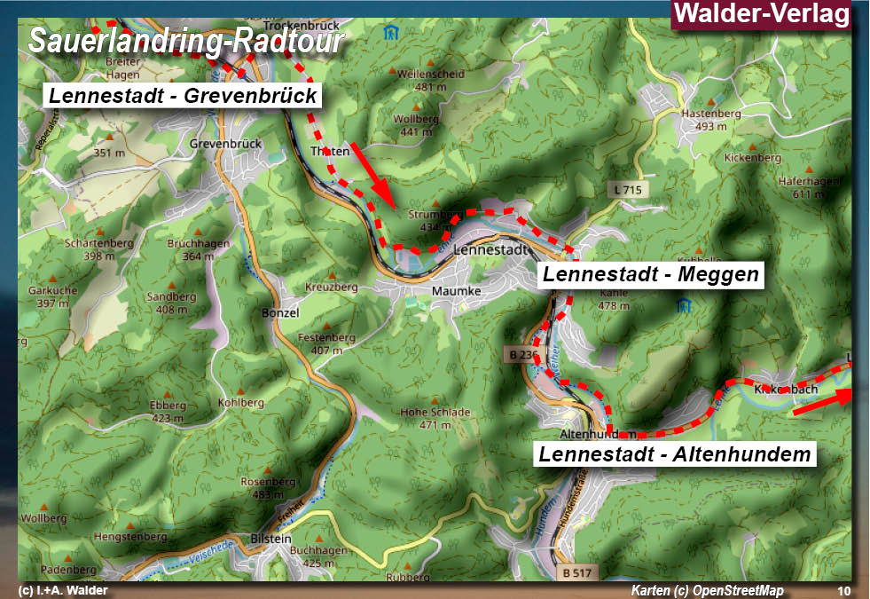 Walder-Verlag Reisetipps-Europa Radtourenführer SauerlandRadring 