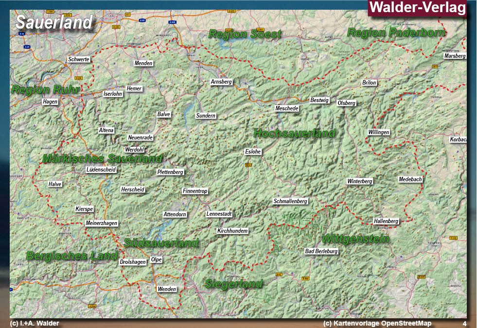 Walder-Verlag Reisetipps-Europa Radtourenführer SauerlandRadring 
