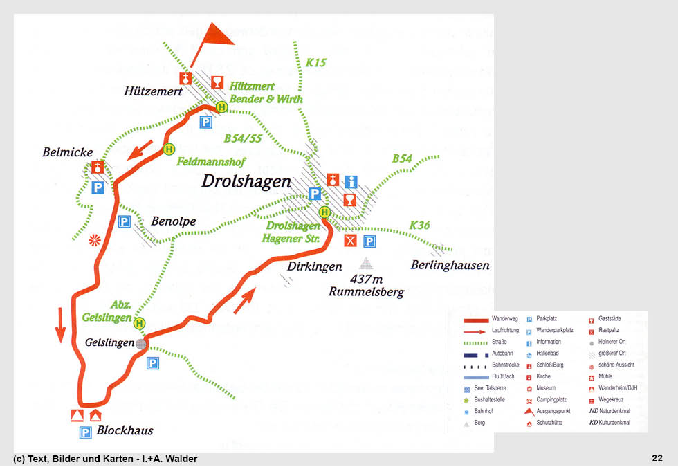 Reiseführer Wander-Tour 6 - Über den Wipfel - Go West - Die Königsstrecke mit Weitblick bis zum Siebengebirge