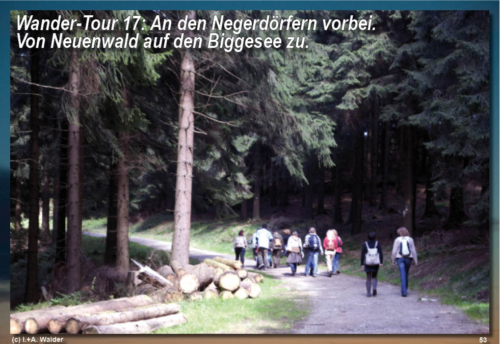 Reiseführer Wander-Tour 17 - An den Negerdörfern vorbei - Von Neuenwald auf den Biggesee zu 