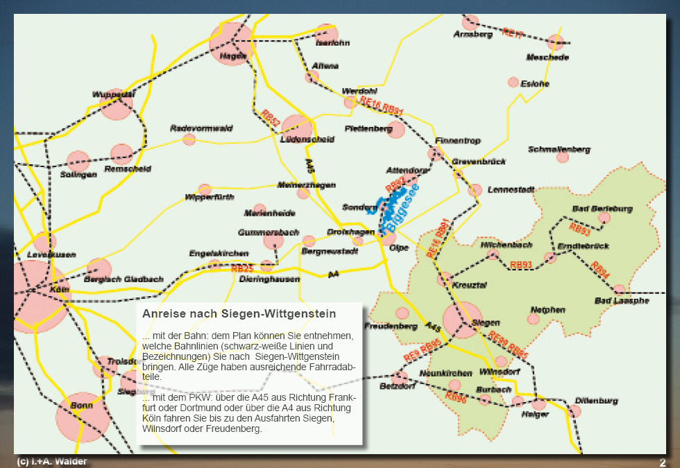 Reiseführer Wandertouren in Siegerland-Wittgnenstein