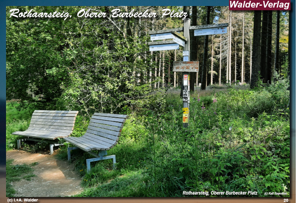 Walder-Verlag Reisetipps-Europa 'Rothaarsteig Oberer Burbecker Platz