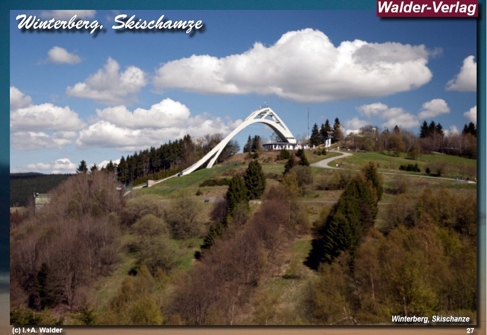 Walder-Verlag Reisetipps-Europa 'Rothaarsteig Skischanze