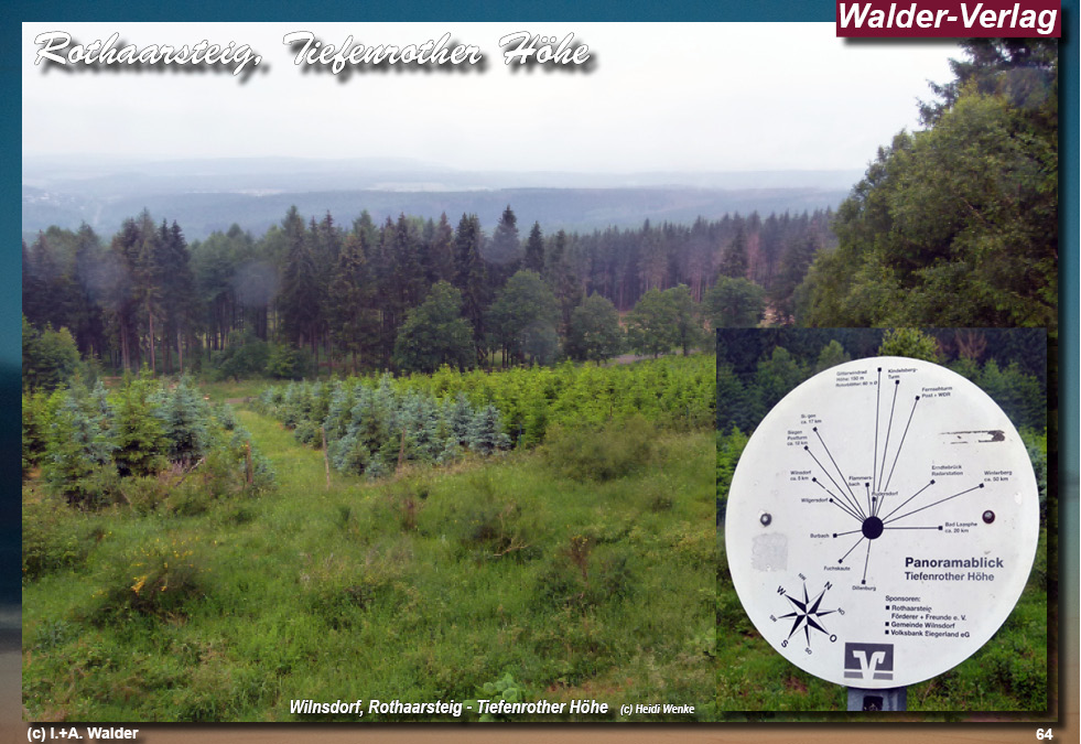 Walder-Verlag Reisetipps-Europa 'Rothaarsteig Tiefenrother Höhe