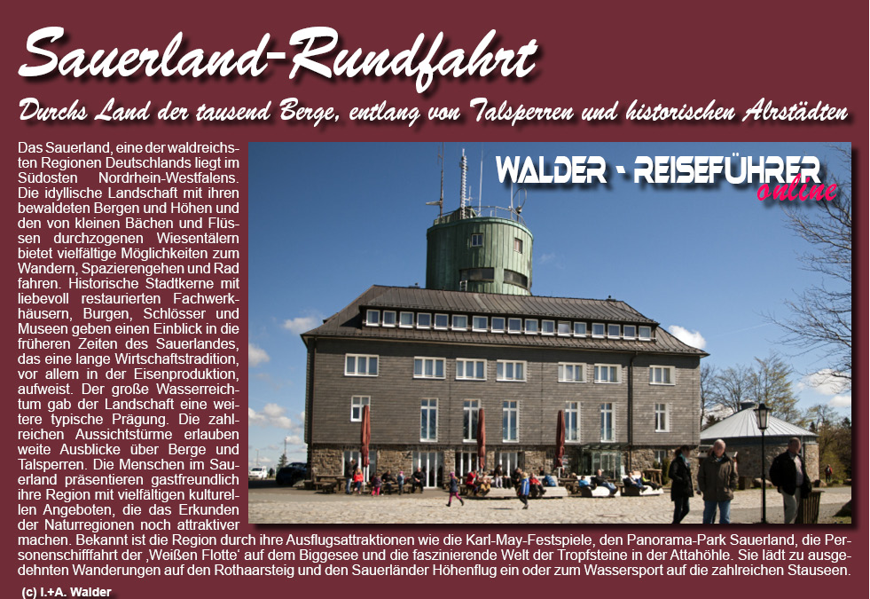Reiseführer Sauerland-Rundefahrt