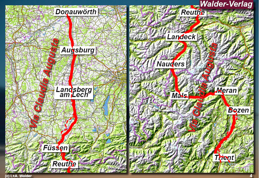 Reiseführer Verona - Via Claudia Augusta