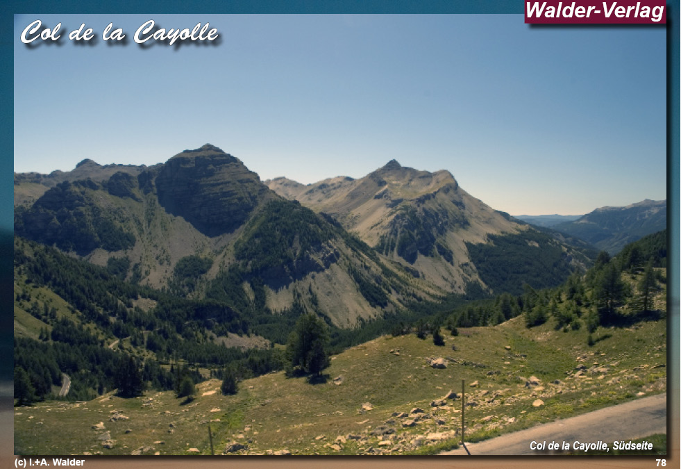 Reiseführer 'Route des Grandes Alpes Col de la Cayolle