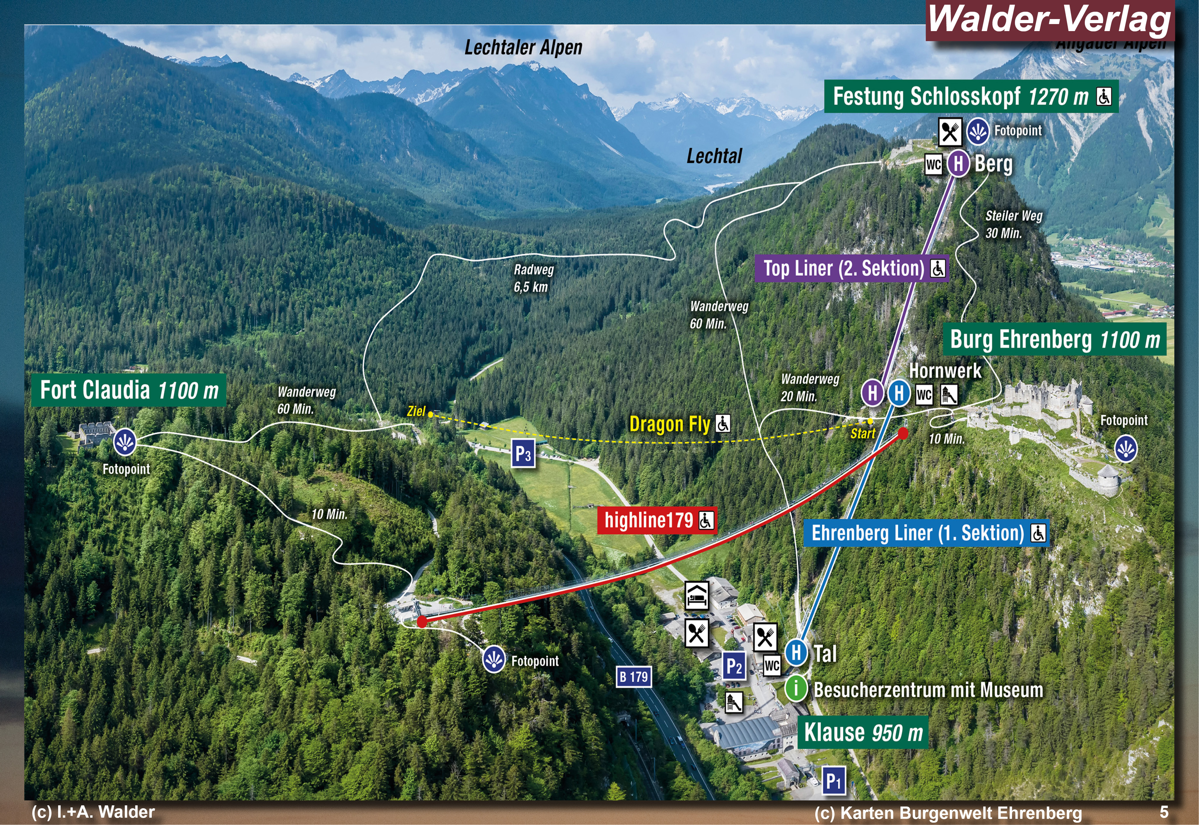 Reiseführer Burgenwelt bei Reutte in Tirol